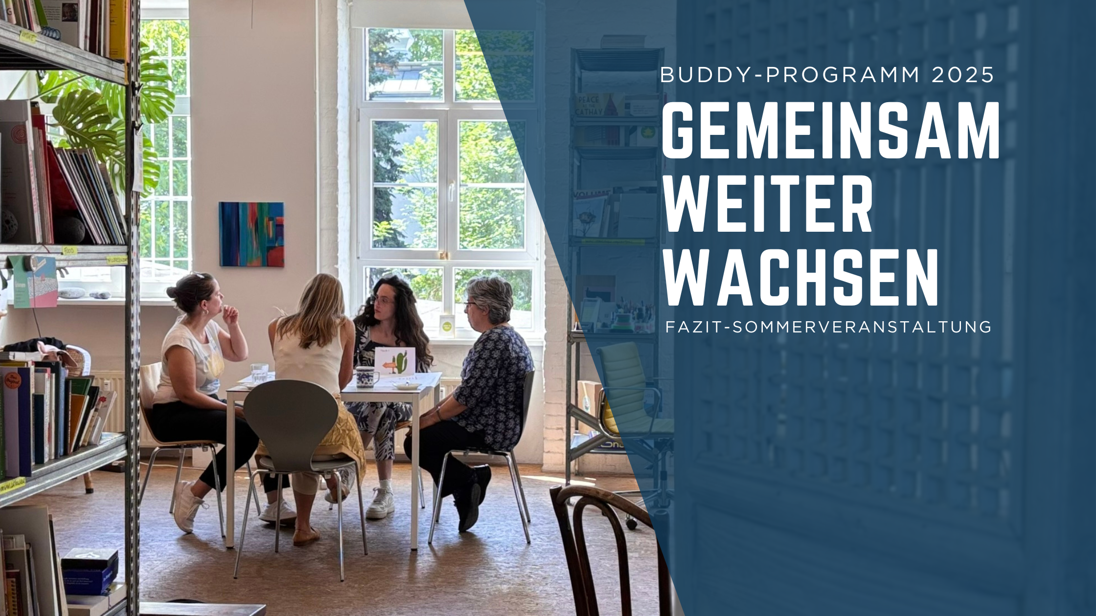Titelbild zum Blogpost: Gemeinsam weiter wachsen: Sommerveranstaltung im Buddy-Programm 2025